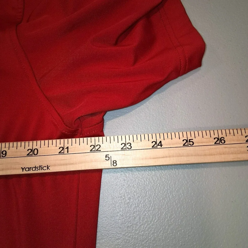 FootJoy‎ Red Performance Golf Polo Medium Athletic Country Club Golfcore Shirt